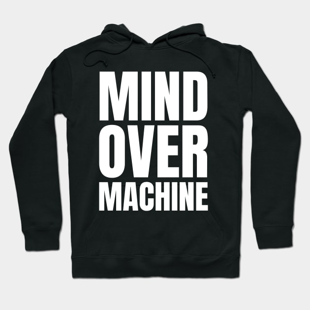 Mind Over Machine: The Perfect Gift for the Tech-Savvy IT Manager who Loves Reading! Hoodie by YUED